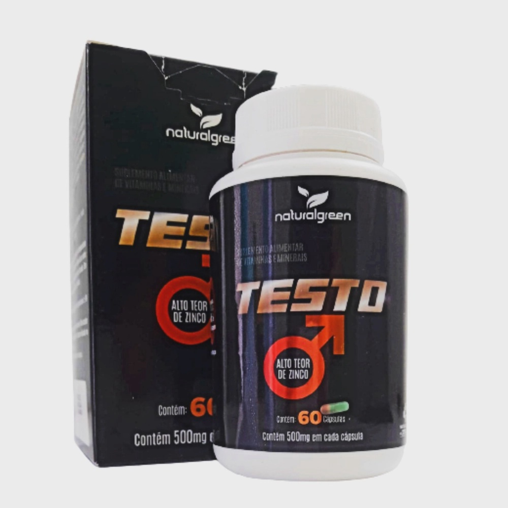 Testo, 60 Cápsulas 500mg, Naturalgreen. Submarino