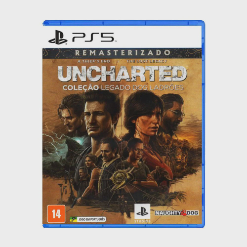 Uncharted 4 A Thief´s End P-S-4 Mídia Física Novo Lacrado