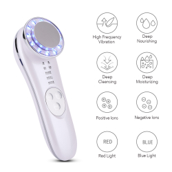 7 Em 1 LED Facial Massageador Fóton Ultrassonic Pele Lifting Removedor de Rugas Anti Aging Apertando dispositivos de beleza Ferramenta de cuidados com a pele Dispositivos de beleza de uso doméstico é boa?
