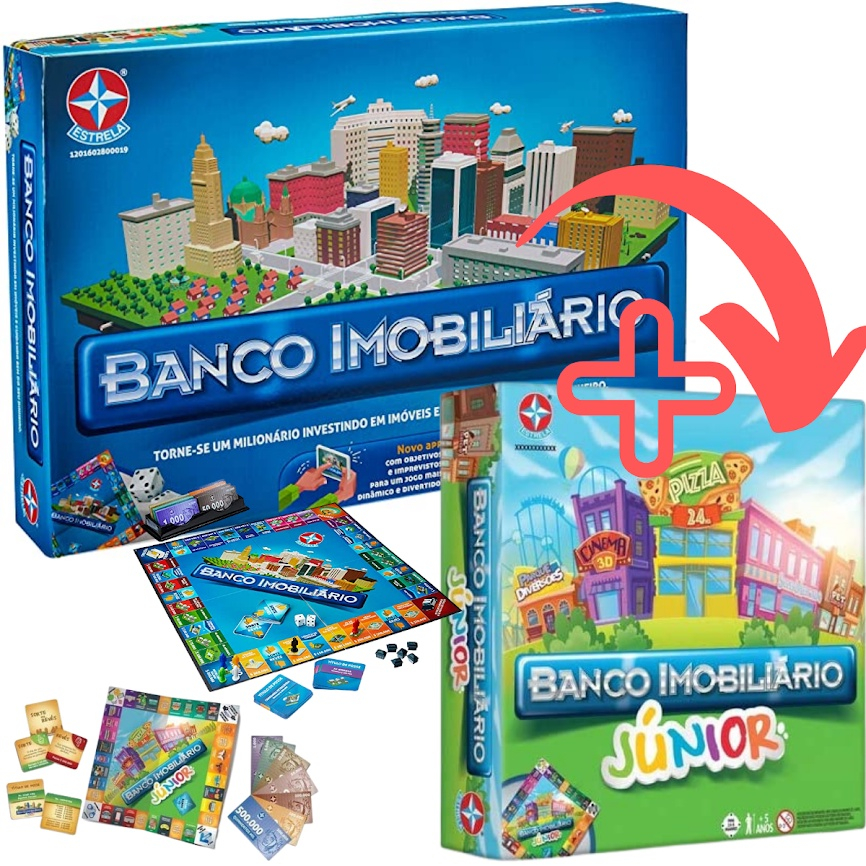 Jogo Banco Imobiliário Júnior - Estrela - Estrela