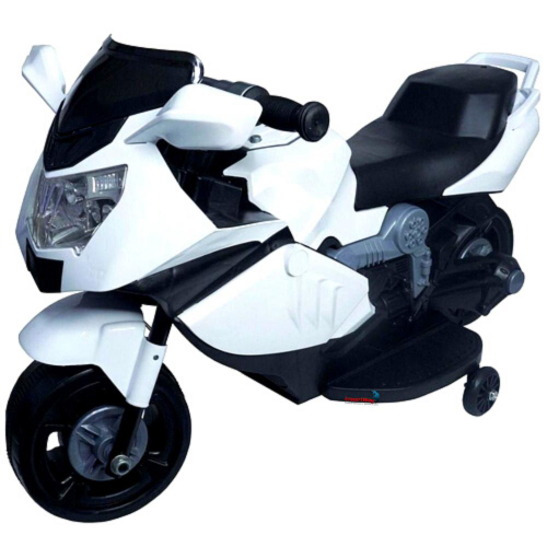 Moto Eletrica Infantil Xplast Speed Chopper 6V Branca Vermelha