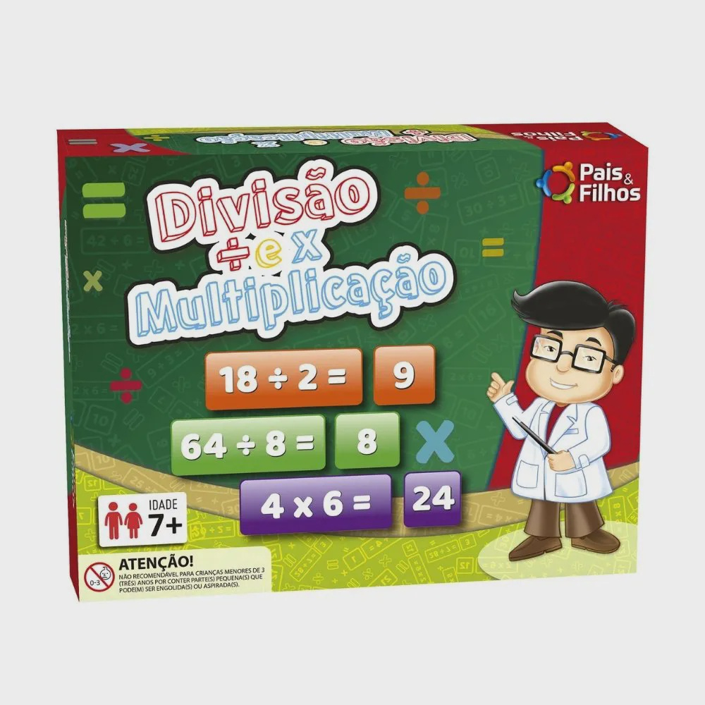 Jogo Educativo Divisão e Multiplicação Matemática Dengoso em Promoção na  Americanas