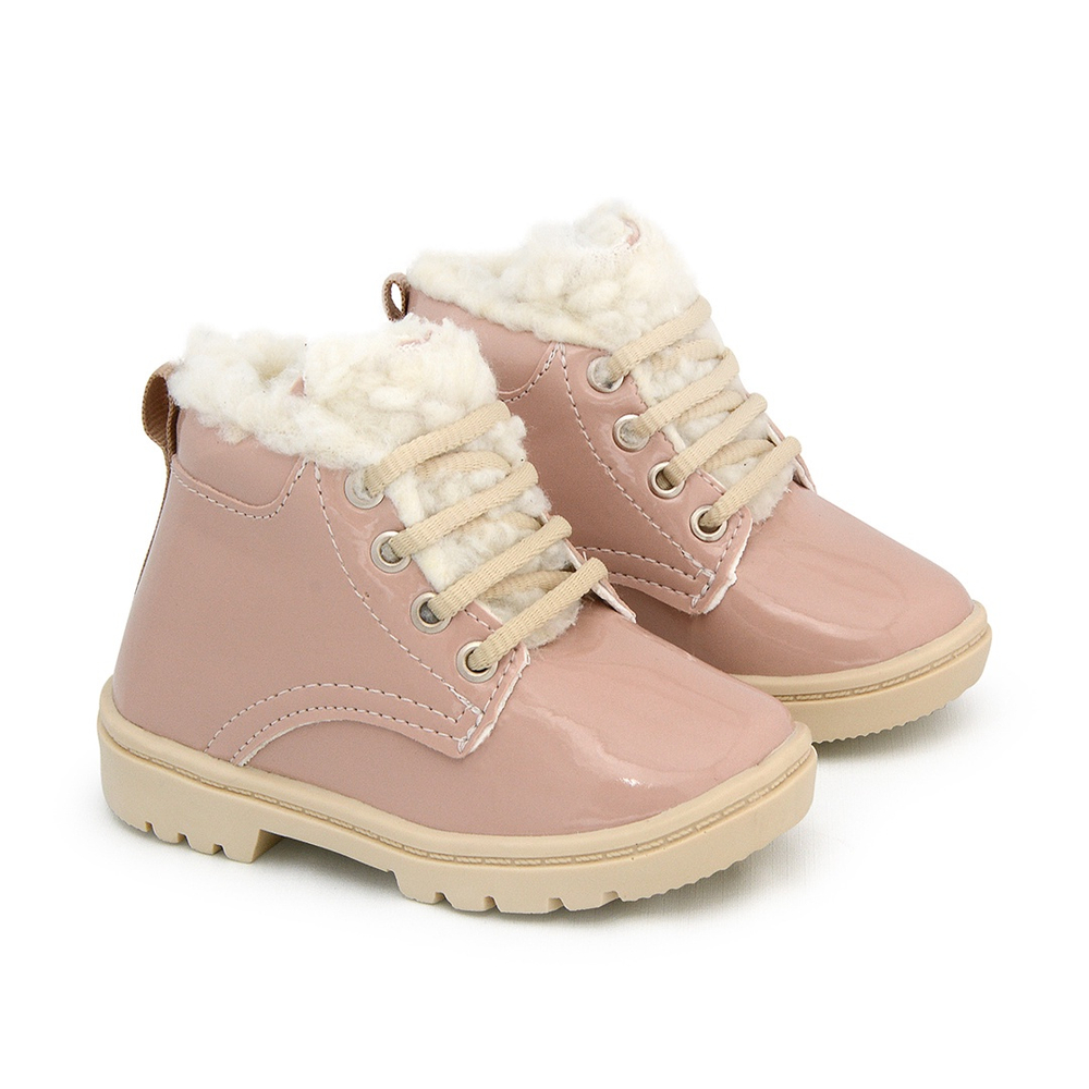 bota botinha coturno fashion baby infantil menino e menina