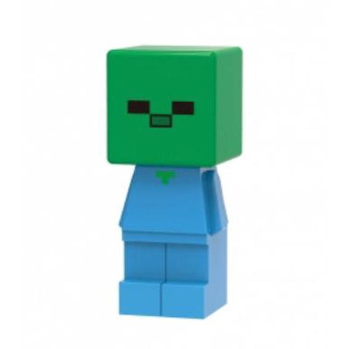 Boneco Blocos De Montar Aldeão Minecraft no Shoptime