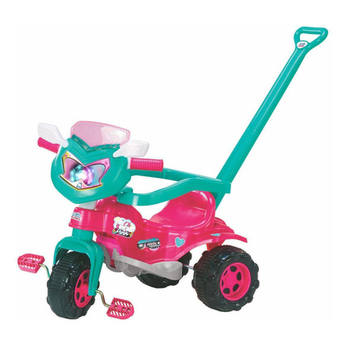 Triciclo Velobaby Passeio & Pedal Rosa 357 Motoca Totoca Velotrol Infantil  Tico Tico Haste Direcionável Removível Criança Presente Bandeirante na  Americanas Empresas