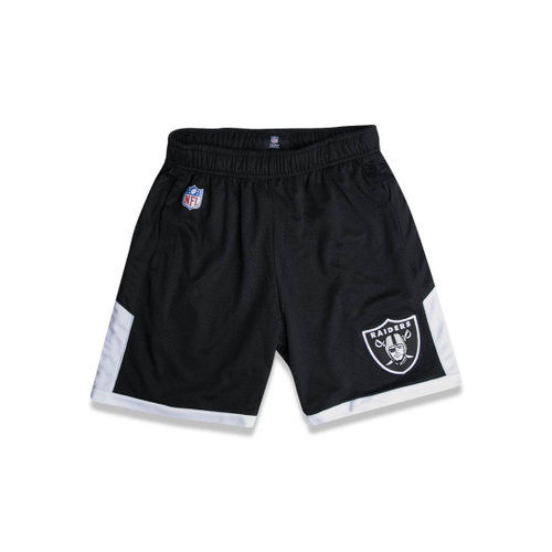 Bermuda juvenil oakland raiders nfl preto new era em Promocao na Americanas