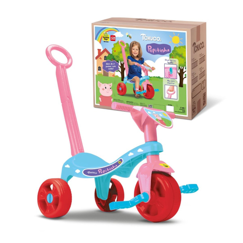 Triciclo Infantil Menina Turma da Aventura Rosa Unitoys 1389 em Promoção na  Americanas