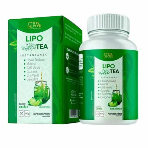 Lipo tea chá instantaneo sabor limão 150G - mix nutri no Shoptime