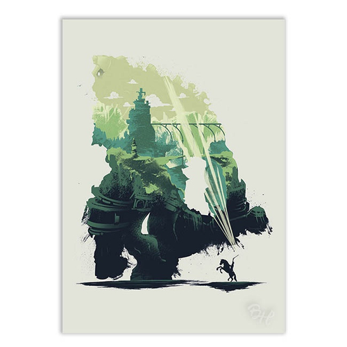 Quadro decorativo Shadow Of The Colossus Playstation