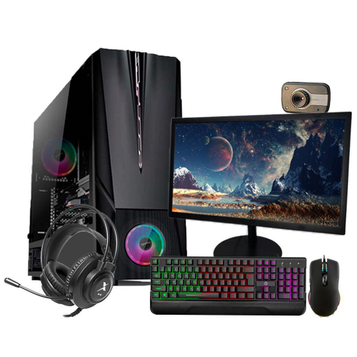 PC Gamer Completo, Intel Core i5, 8GB, Geforce GT 4GB, SSD 240GB, Fonte  500W, Gabinete com 3 fans RGB, Monitor 75Hz HDMI 19.5, EasyPC Play -  Computador Gamer - Magazine Luiza