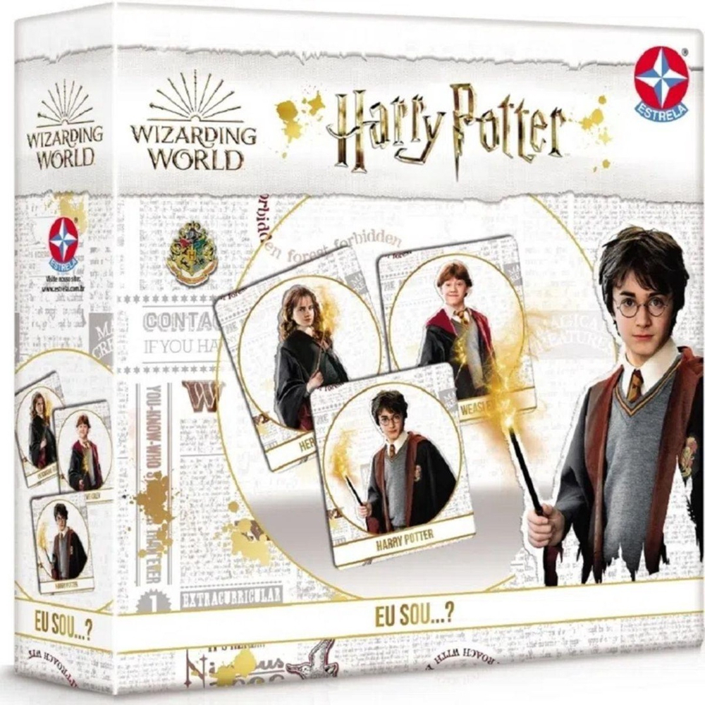 2 Jogos de Tabuleiro Harry Potter Estrela Detetive + Eu Sou? no