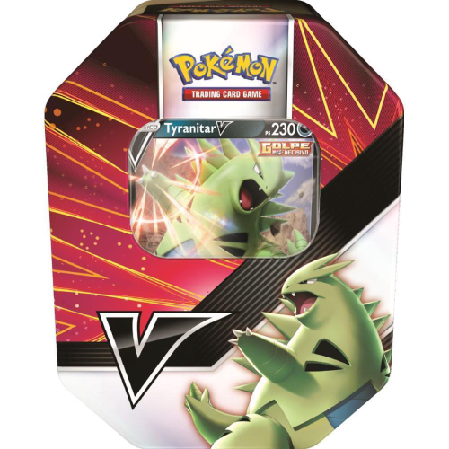 Baralho Pokémon tcg Lata V Forces - Aleatória no Shoptime