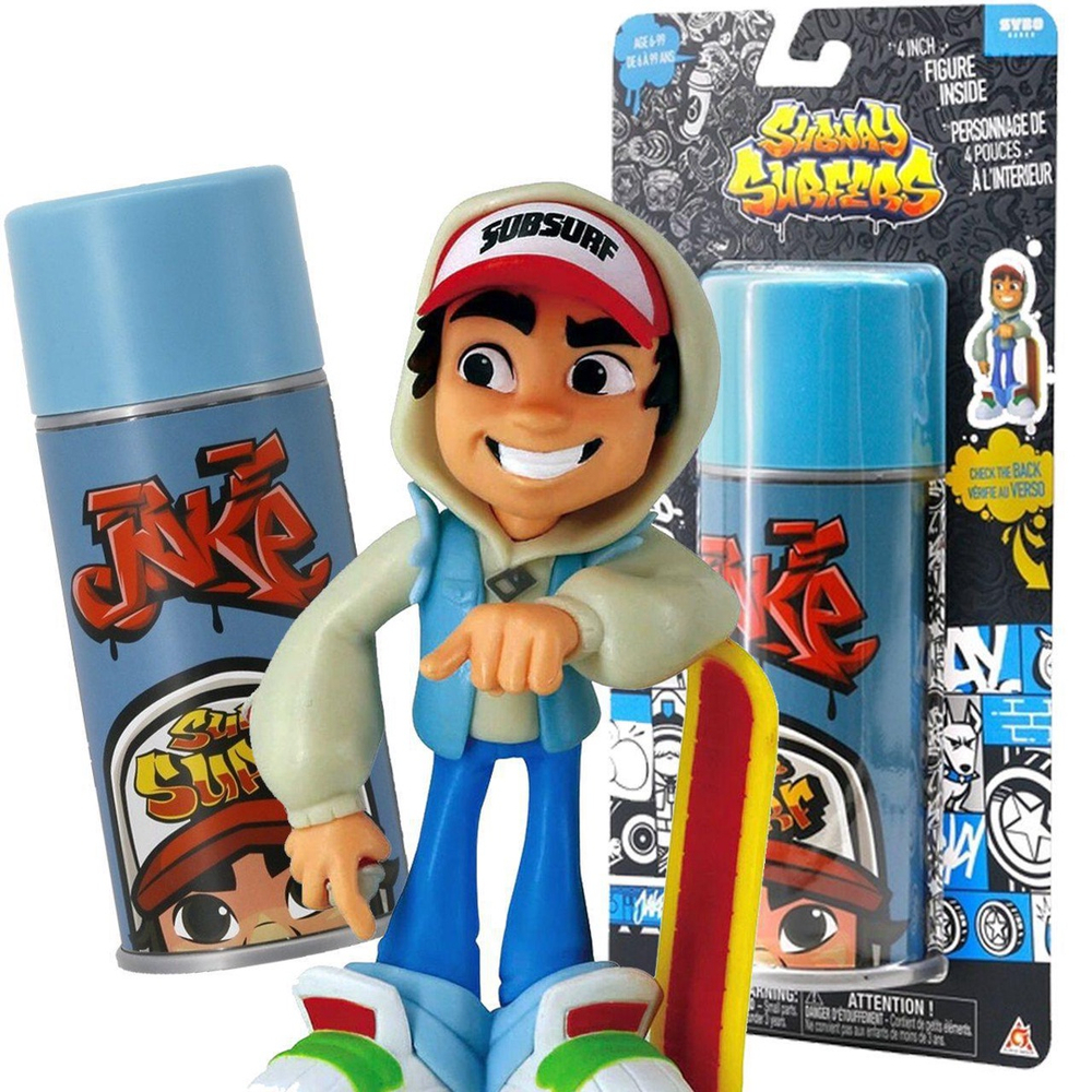 Kit Subway Surfers Spray Jake + Mini Sneakers + Boneco Jake - Bang Toys em  Promoção na Americanas