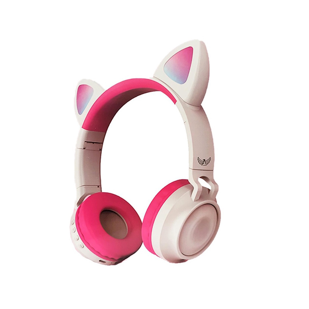 Fone de Ouvido Orelha Gato LED com 7 Cores Luz Headphone Bluetooth  Microfone na Americanas Empresas