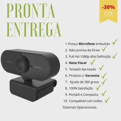 Webcam Microfone Full Hd 1080p Camera Computador Plug & Play é boa?