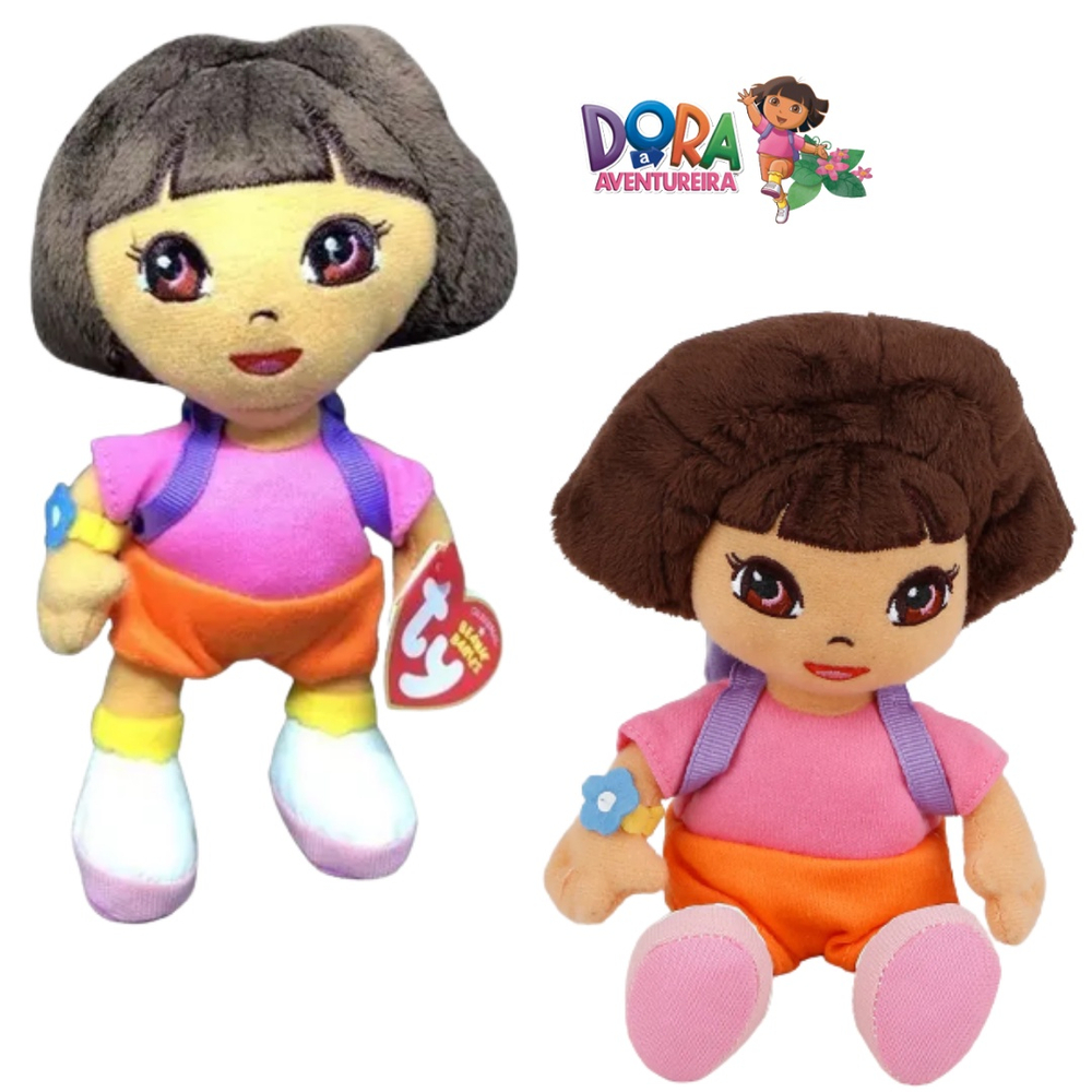 Pelucia Ty Beanie Babies Dora Aventureira 20cm 3718 em Promoção na  Americanas