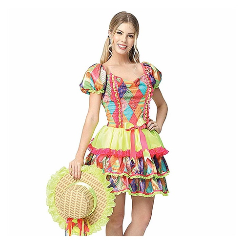 Vestidos sales caipira adulto