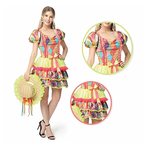 Vestido caipira outlet feminino adulto