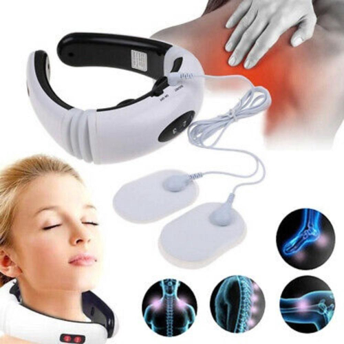 Massageador De Pescoco Ombros Lombar Eletrico Tens Cervical