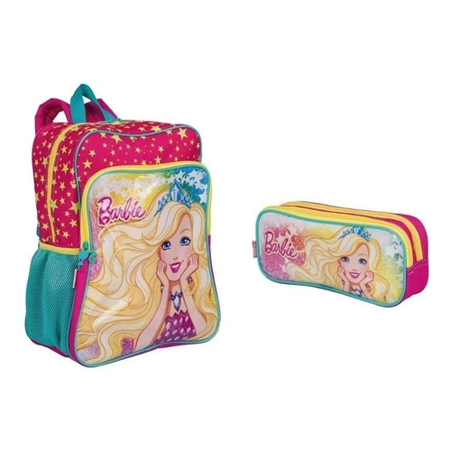 Kit Mochila Barbie Girl Tamanho Grande Original Sestini em Promoção na  Americanas