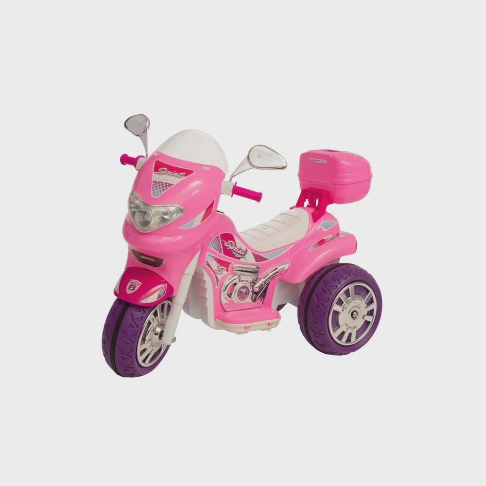 Moto Eletrica Infantil Biemme Sprint Turbo 12V Capacete Pink - Maçã Verde  Baby