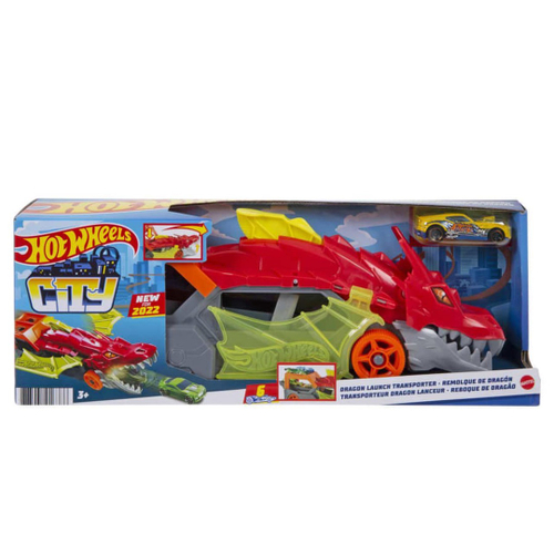 Pista - Hot Wheels City - Lancadores Nemesis - Dinossauro MATTEL