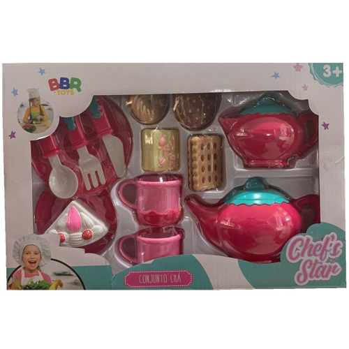 Conjunto Doçura Sorvete E Pirulito Sortido Chefs Star - Bbr Toys