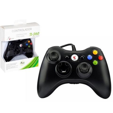 Controle Xbox 360 Original Knup Com Fio em Promoção na Americanas