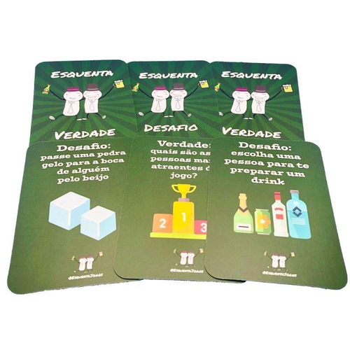 Kit 2 Jogos De Cartas Adulto Esquenta Eu Nunca + Pesadão em Promoção na  Americanas