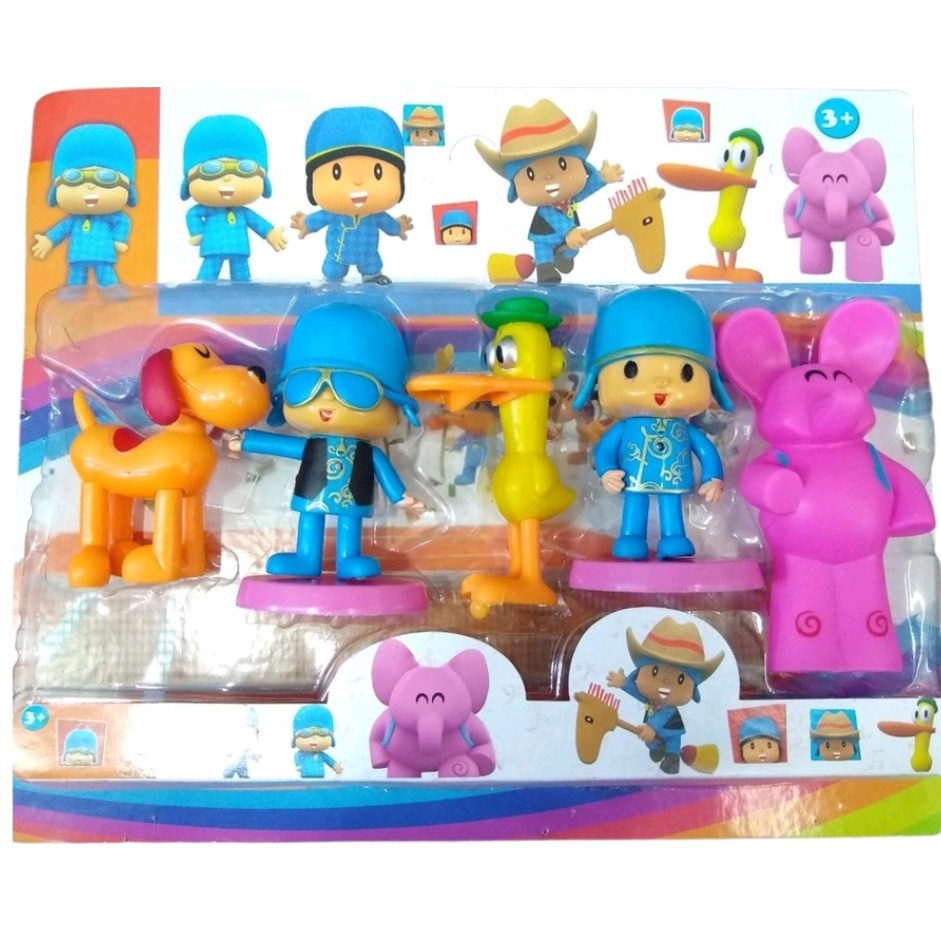 Pocoyo, Kit Com 5 Bonecos, Turma Pocoyo Promoção Kids | Submarino