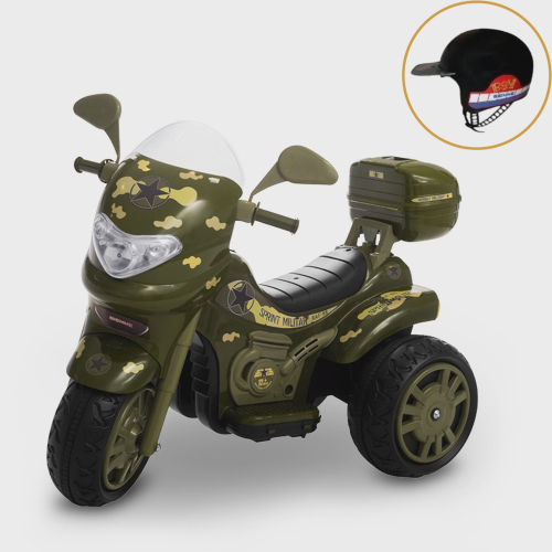 Mini Moto Cross Elétrica 6v Infantil Triciclo Bateria Carregador Bivolt no  Shoptime