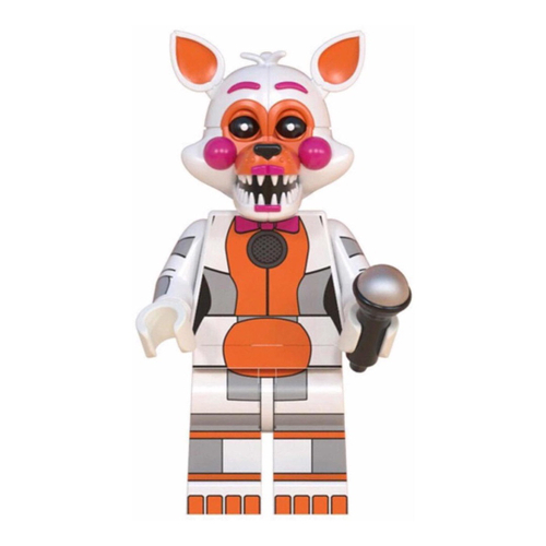 Boneco Blocos De Montar Lolbit Five Nights At Freddys em Promoção