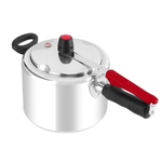 Panela De Pressão Clock 4,5 Litros Prata Original Polida Alumínio
