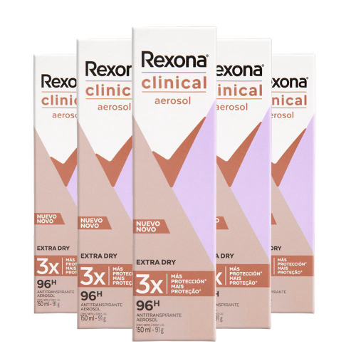 Desodorante Antitranspirante Rexona Clinical Extra Dry 150ml