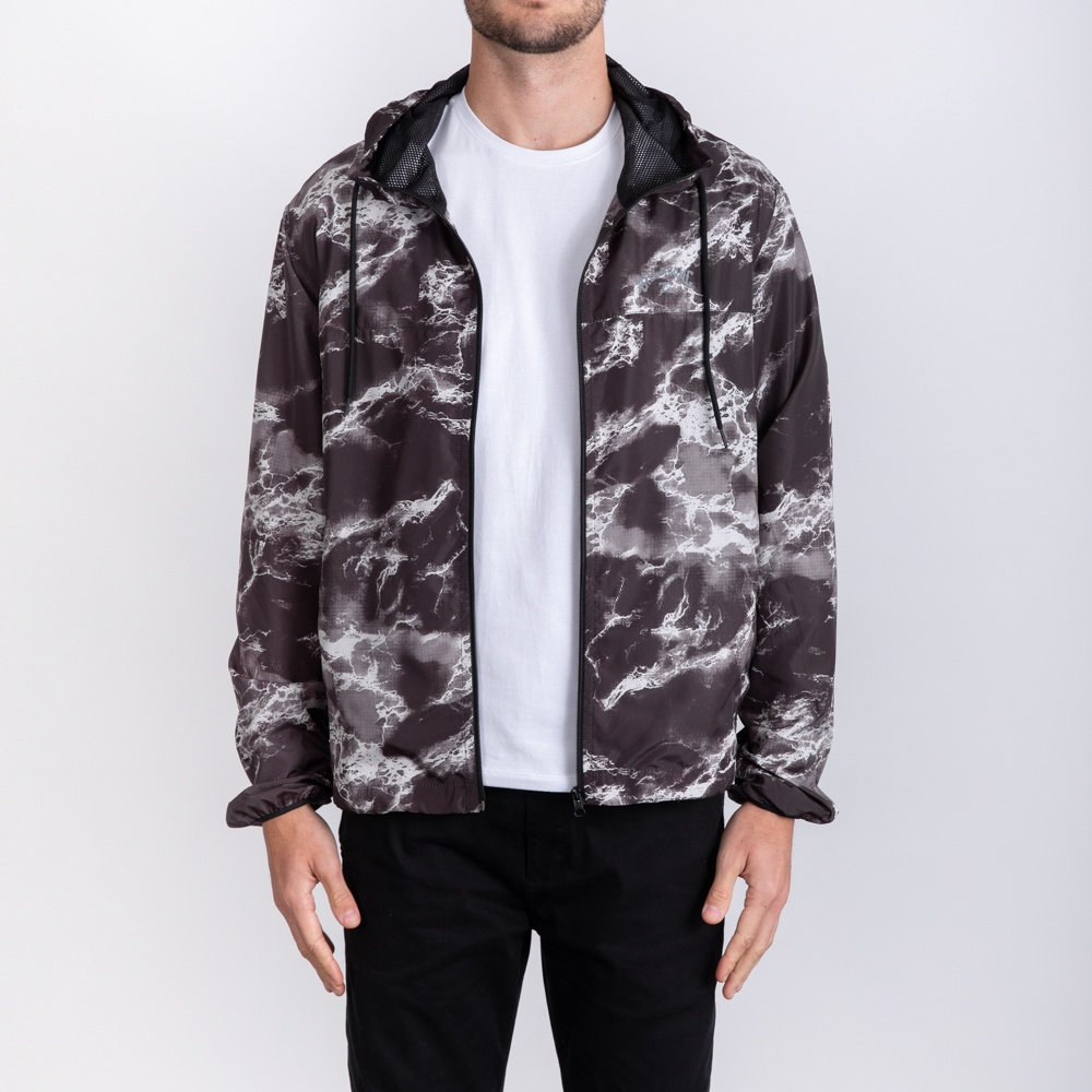 Jaqueta corta vento billabong stealth masculino original com capuz