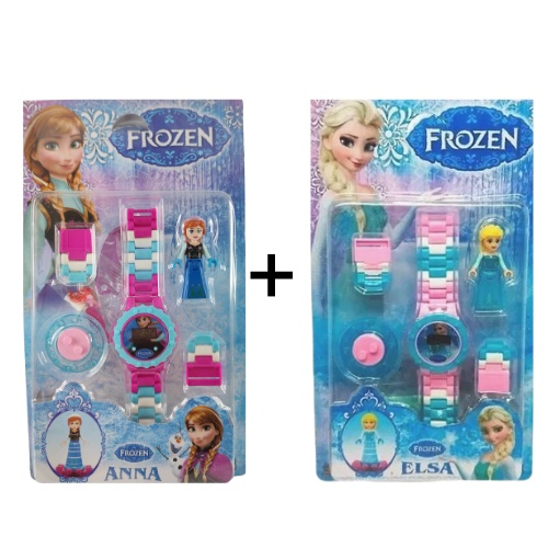 Bonecas Ana e Elsa Gigantes - FROZEN 2