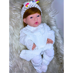 Bebê Sweetie Reborn (R) Menino Girafinha Silicone-doll 48cm - MRW - Bonecas  - Magazine Luiza