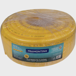 Menor preço em Eletroduto/conduite Flexível Corrugado 3/4 50m Tramontina