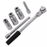 Kit Chave De Vela C Catraca Extensão E Soquete 16 18 E 21 Mm