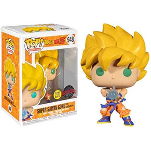 Boneco Goku Super Saiyan Dragon Ball Super 16cm F0099-5 Fun