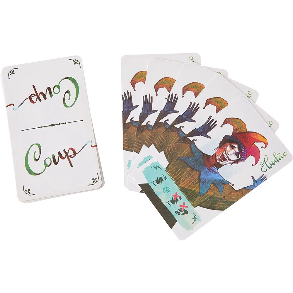 Coup + Expansão A Reforma - Jogo de Cartas - Grok - Jogos