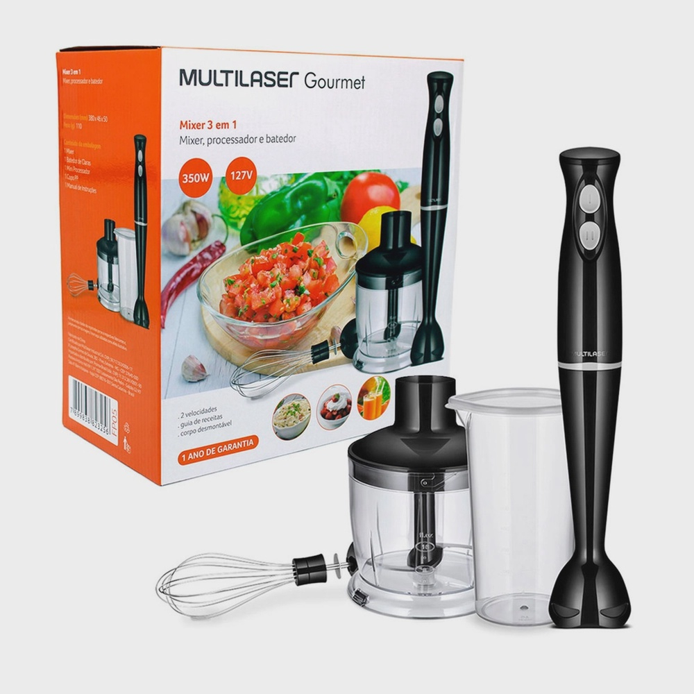 Mixer 3 Em 1 Gourmet 350w 127v Multilaser Em Promoção Na Americanas