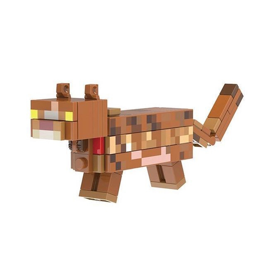 Kit 8 Bonecos Big Animais Blocos De Montar Minecraft em Promoção