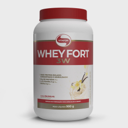 Whey Fort 3w 900g Vitafor Proteina Isolado/concentrado/ Hidrolisado (sabores) é boa?
