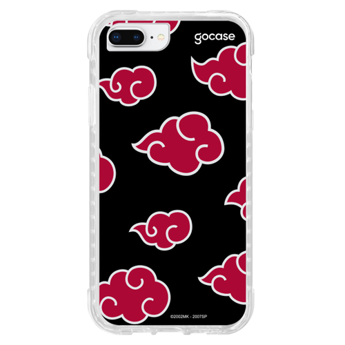 Capinha para celular iPhone 12 Mini Naruto - Nuvens Akatsuki - Gocase