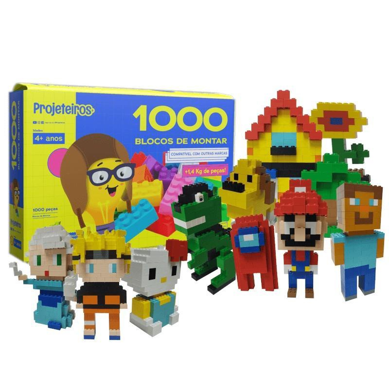 Lembrancinhas de aniversario Infantil io io personalizado, pecinhas de  montar lego 