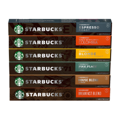 Combo de Cafés Starbucks by Nespresso - 60 cápulas variadas Menor preço em Combo de Cafés Starbucks by Nespresso - 60 cápulas variadas