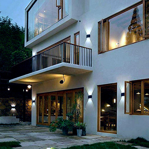 Luminária de parede externa e interna LED Arandela para cima e para