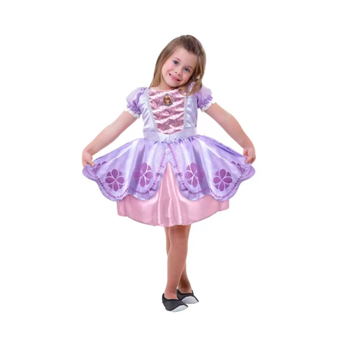 Vestido infantil tema Princesa Sofia em Promoção na Americanas