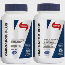 Kit 240 Cáps Omegafor Plus - Vitafor Omega 3 Envio Imediato Menor preço em Kit 240 Cáps Omegafor Plus - Vitafor Omega 3 Envio Imediato